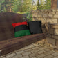 Red Black Green Outdoor Pillows