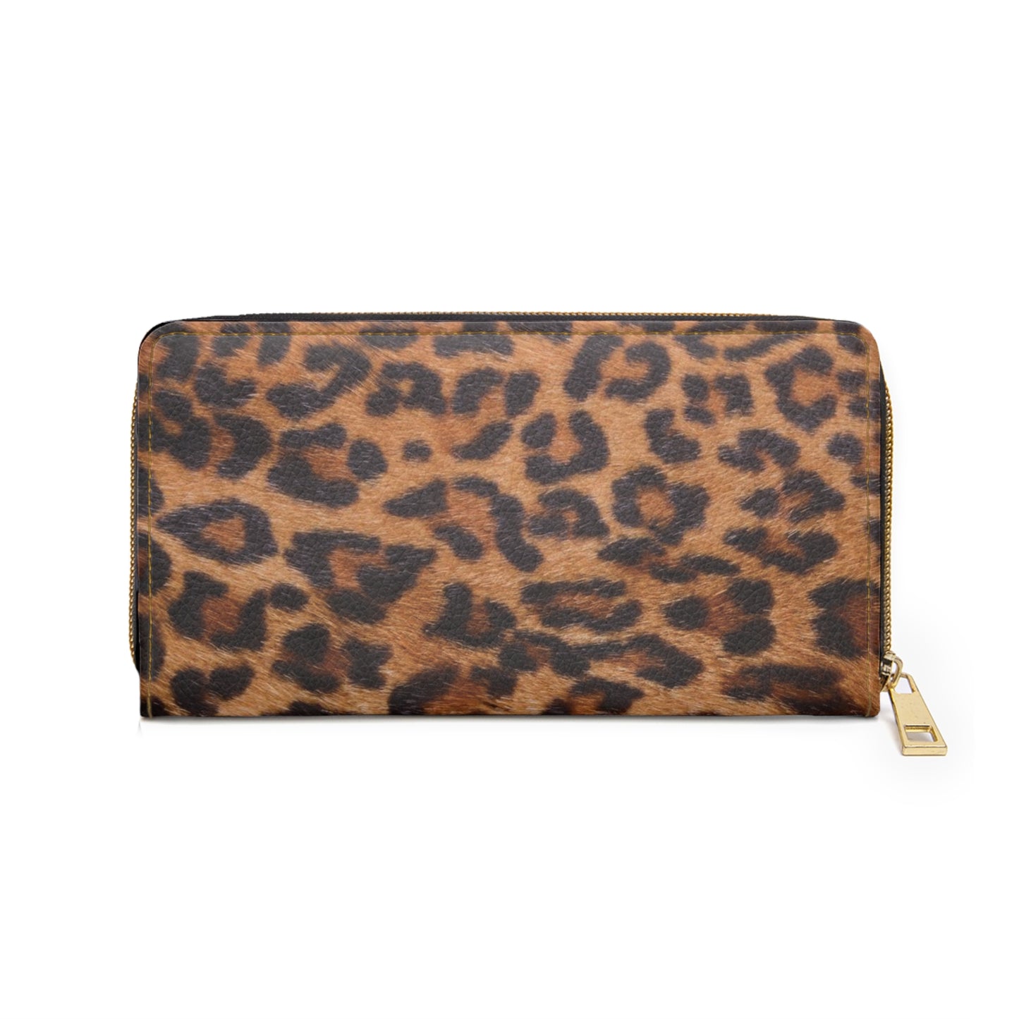 Animal Print Zipper Wallet