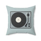 Vinyl Junkies Spun Polyester Square Pillow