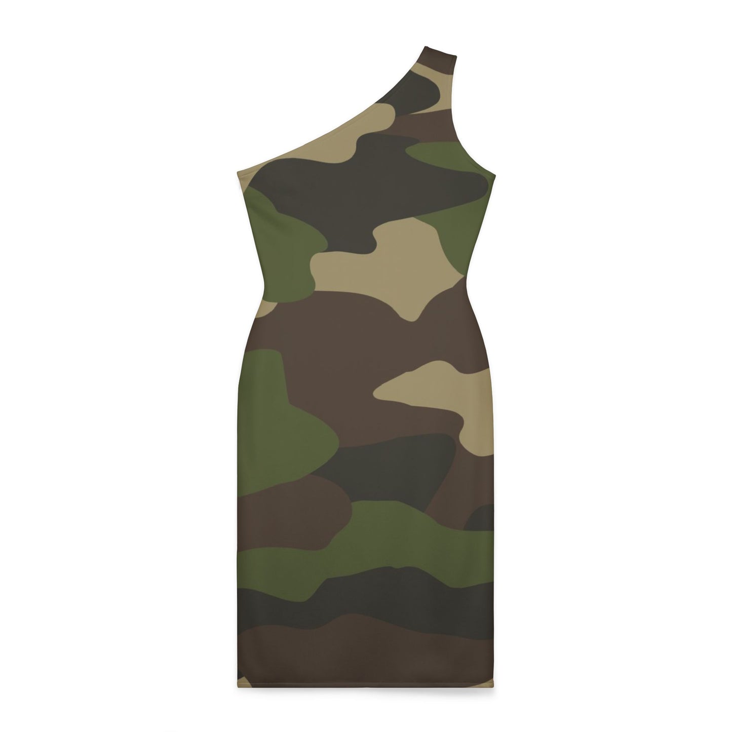 Camo Lovers Shoulder Dress (AOP)