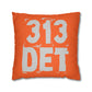 It’s The D For Me Faux Suede Square Pillowcase