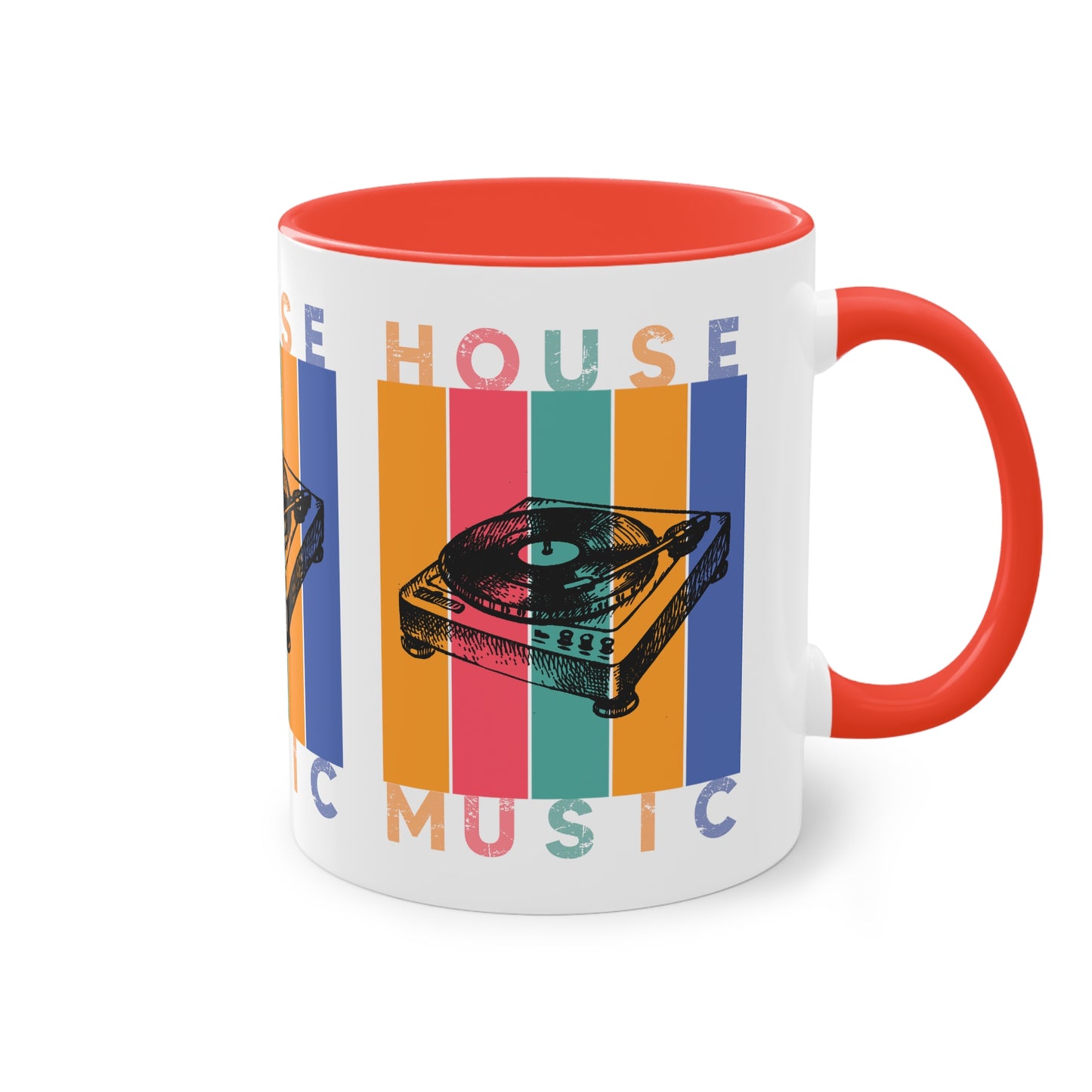 Two-Tone For The Love of House Music Coffee Mug, 11oz