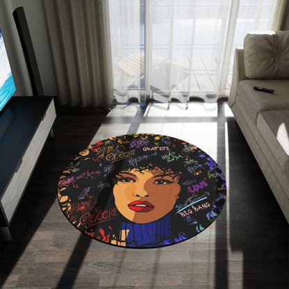 Afro Sista Round Rug