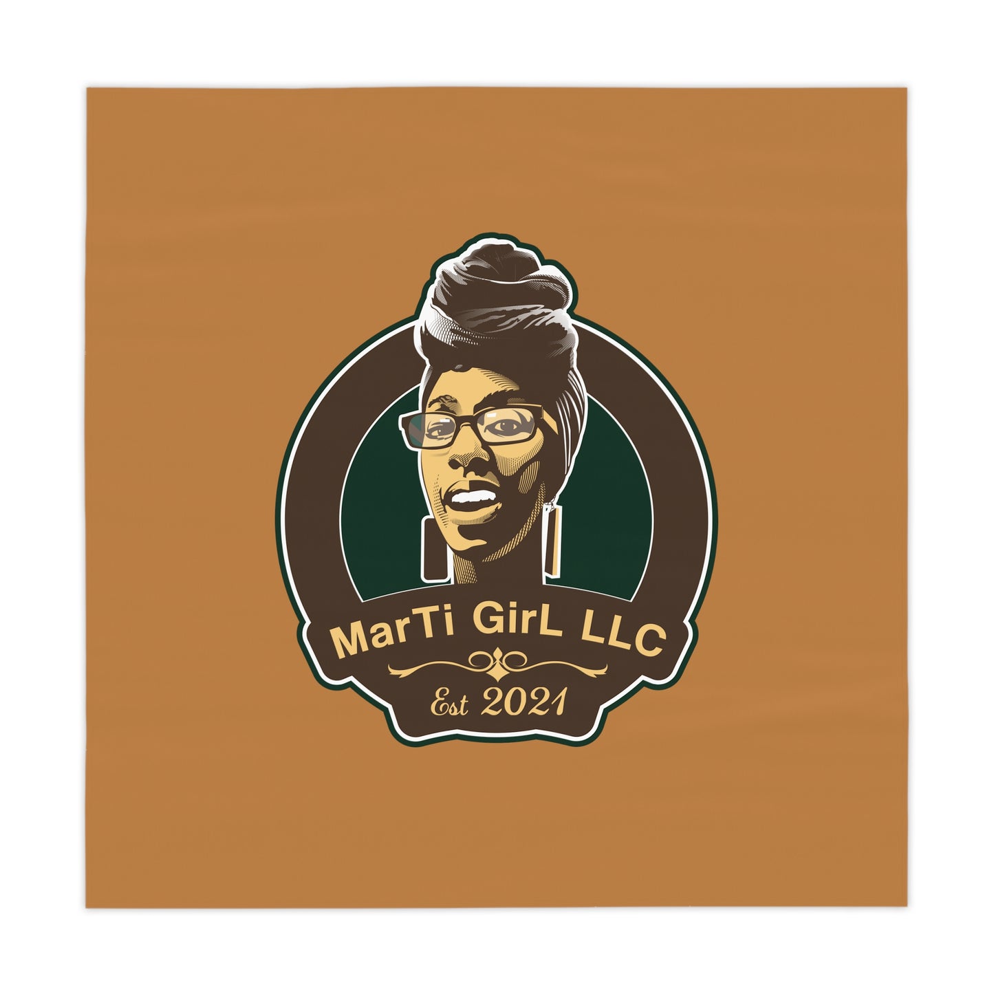 MarTi GirL Logo Tablecloth