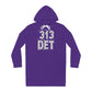 It’s  The D For Me Hoodie Dress - Purple