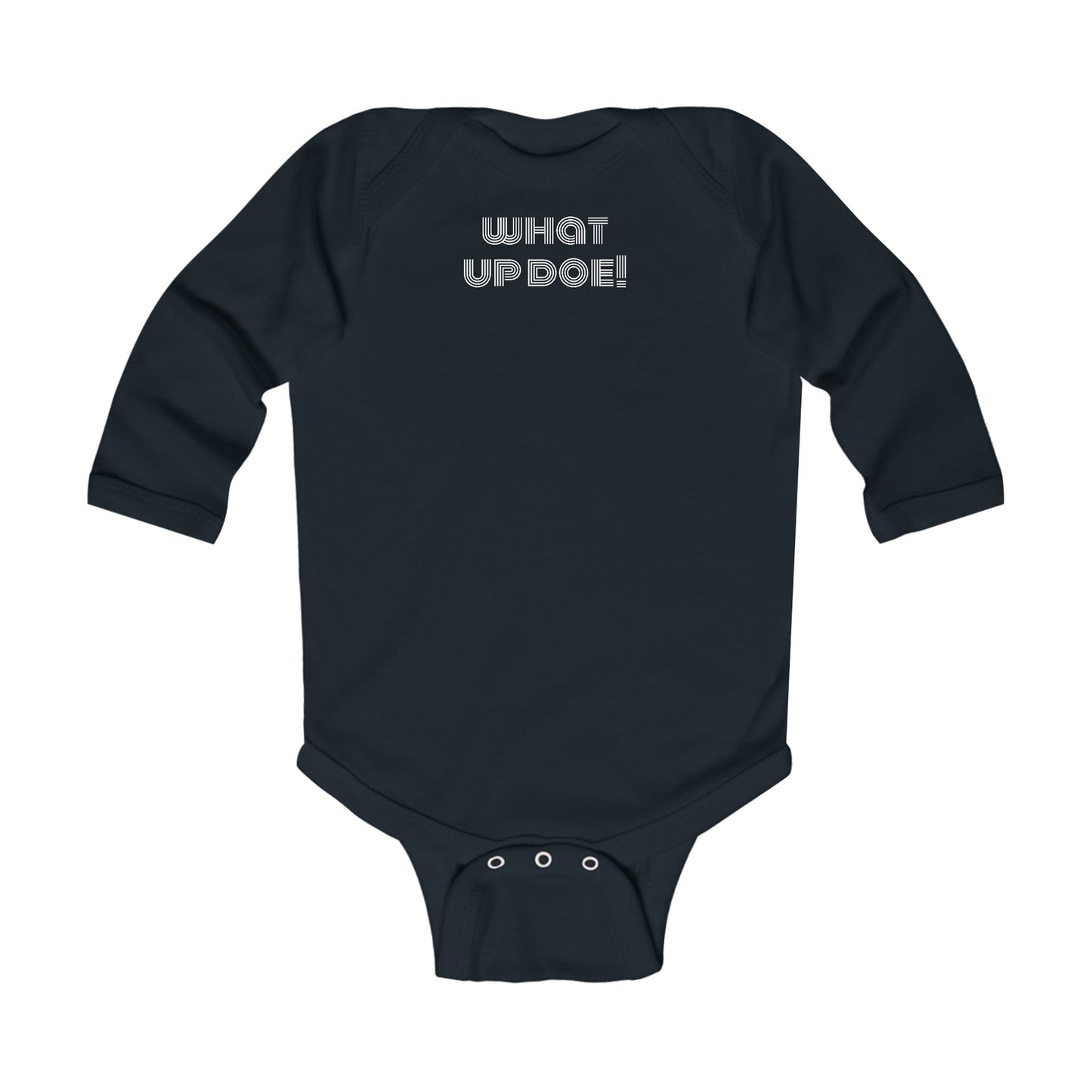 What Up Doe! 313 DET Infant Long Sleeve Bodysuit