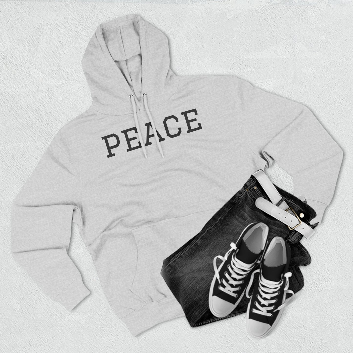 P E A C E Unisex Premium Pullover Hoodie