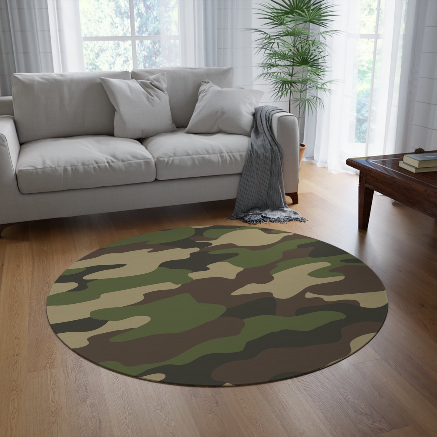 Camo Lovers Round Rug