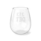 It’s The D For Me Stemless Wine Glass, 11.75oz