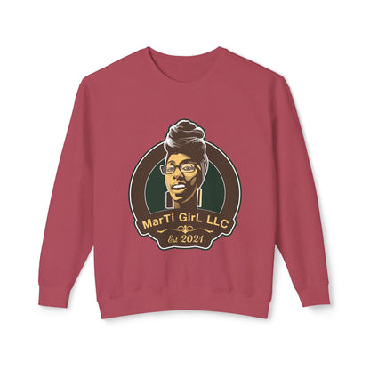 MarTi GirL Logo Unisex Lightweight Crewneck Sweatshirt