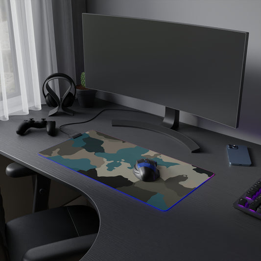 Camo Lovers LED Gaming Mouse Pad