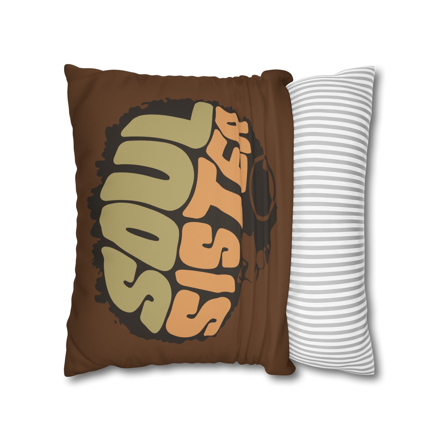 Soul Sista Faux Suede Square Pillowcase