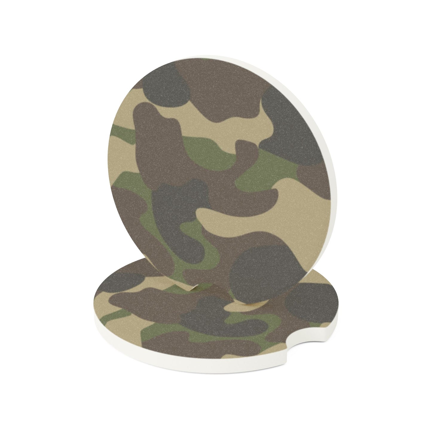 Camo Lovers Soapstone Car Coaster