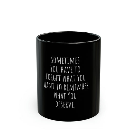 Sometimes 11oz Black Mug