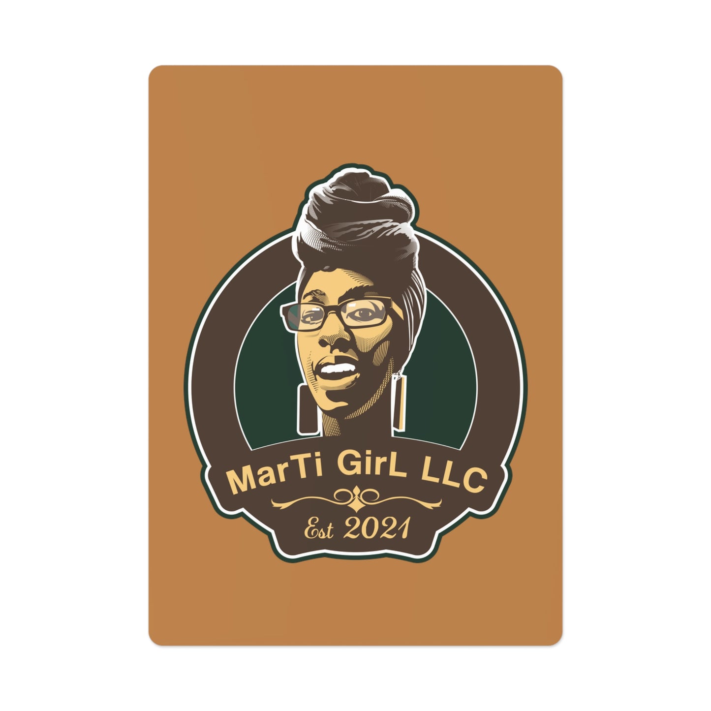 MarTi GirL Logo Poker Cards