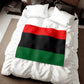 Red Black Green Sweatshirt Blanket