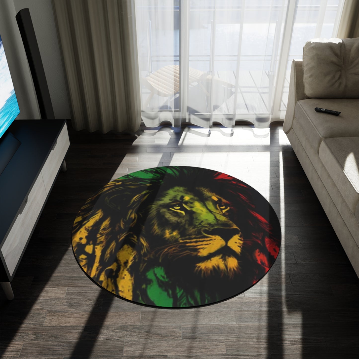 Lion Order Round Rug