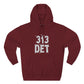 It’s The D For Me Three-Panel Fleece Hoodie