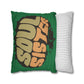 Soul Sista Faux Suede Square Pillowcase