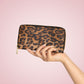 Animal Print Zipper Wallet