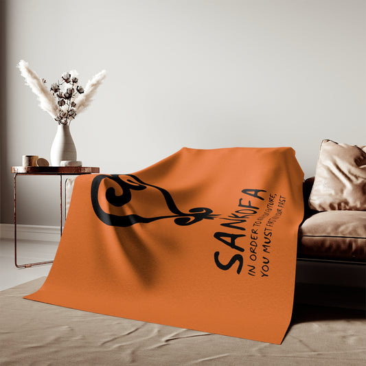 Sankofa Heart Sweatshirt Blanket