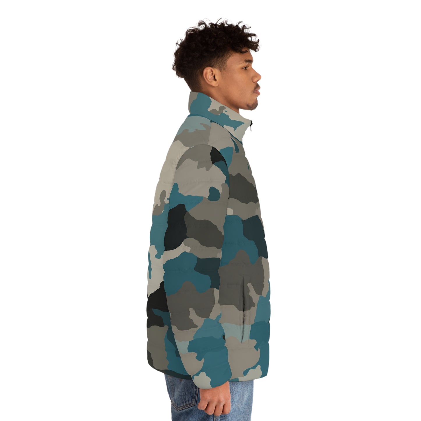 Camo Lovers Men's Puffer Jacket (AOP)