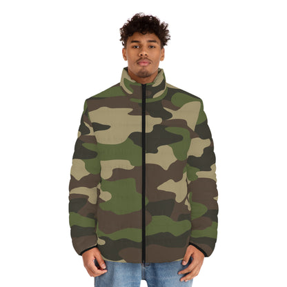 Camo Lovers Men's Puffer Jacket (AOP)