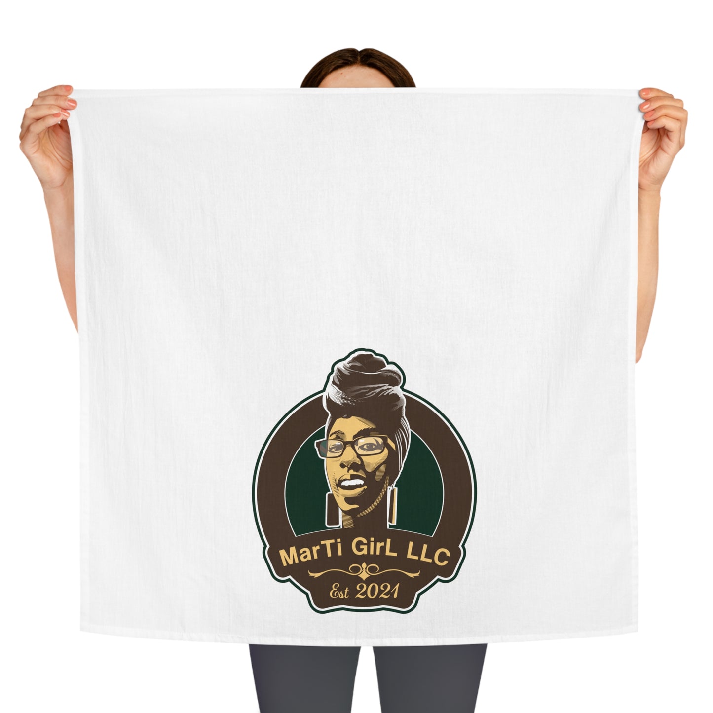 MarTi GirL Logo Tea Towel