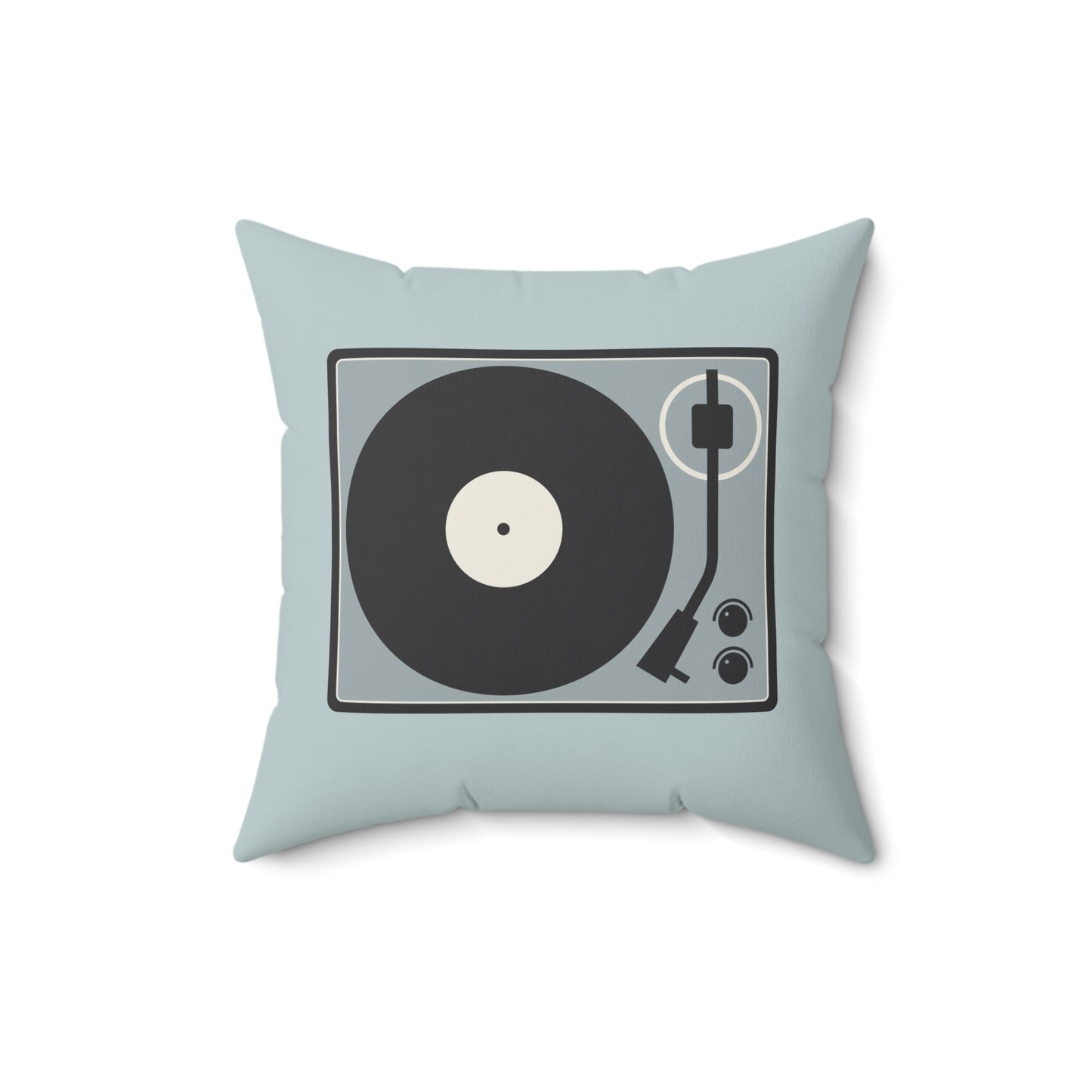 Vinyl Junkies Spun Polyester Square Pillow