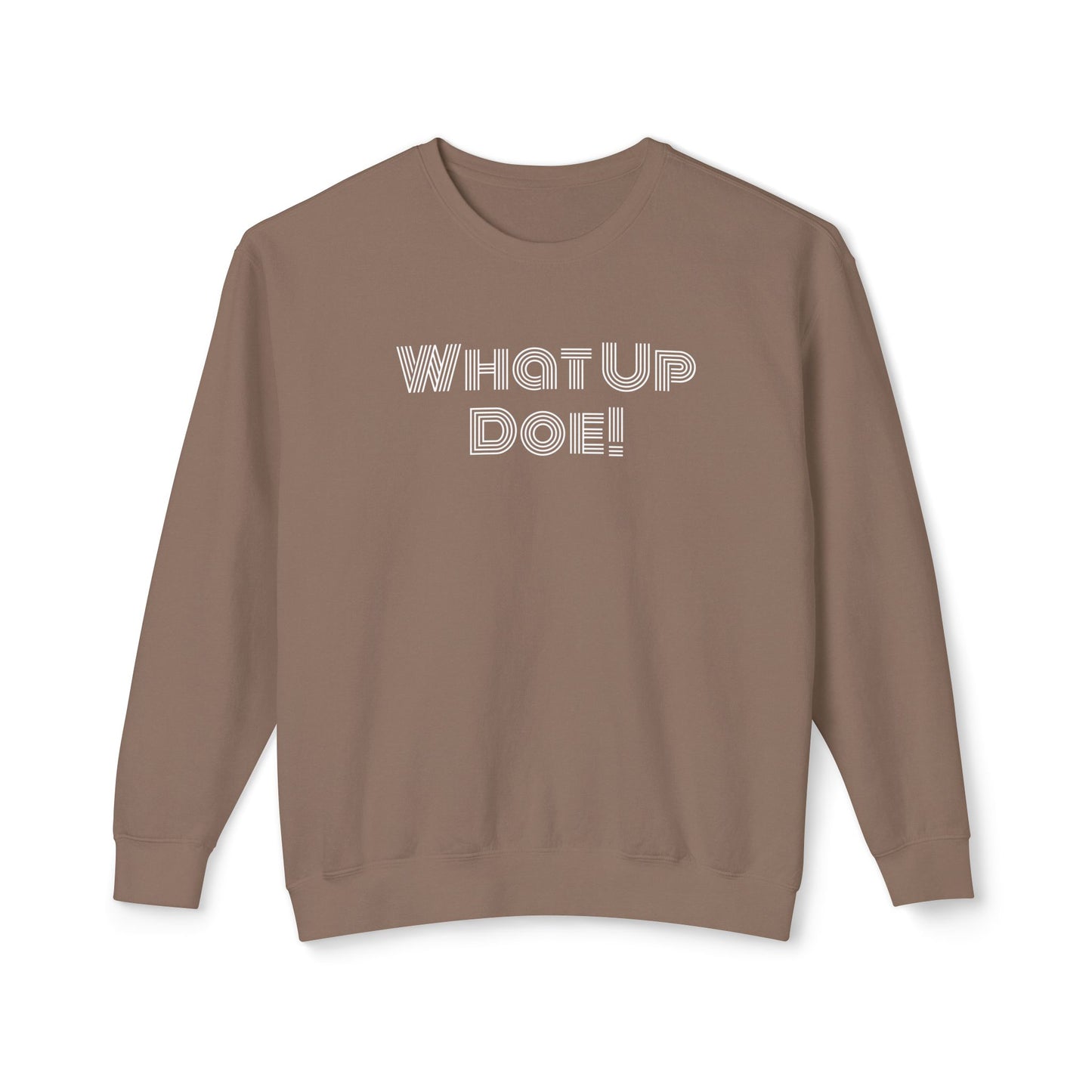 What Up Doe! 313 DET Unisex Lightweight Crewneck Sweatshirt