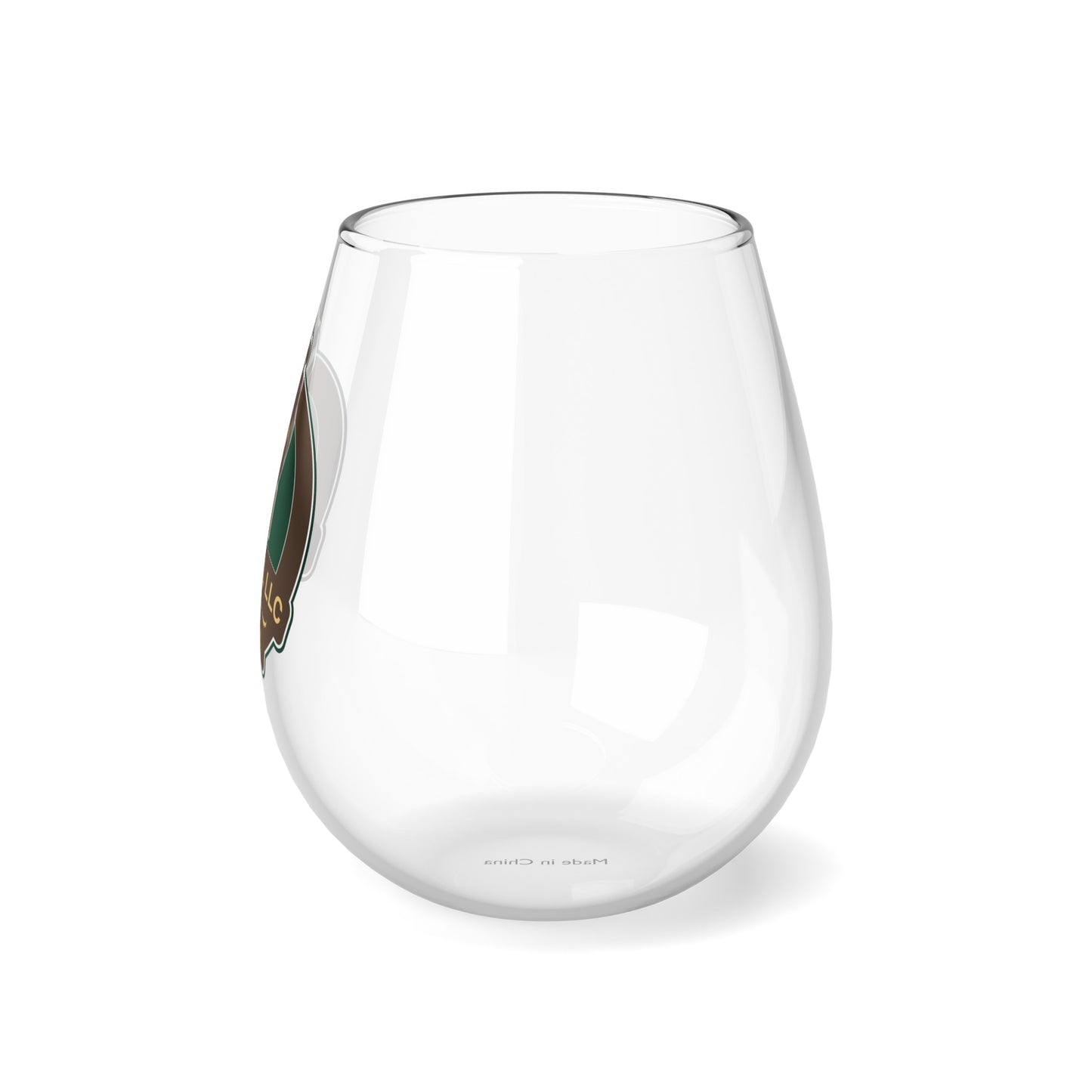 MarTi GirL Logo Stemless Wine Glass, 11.75oz