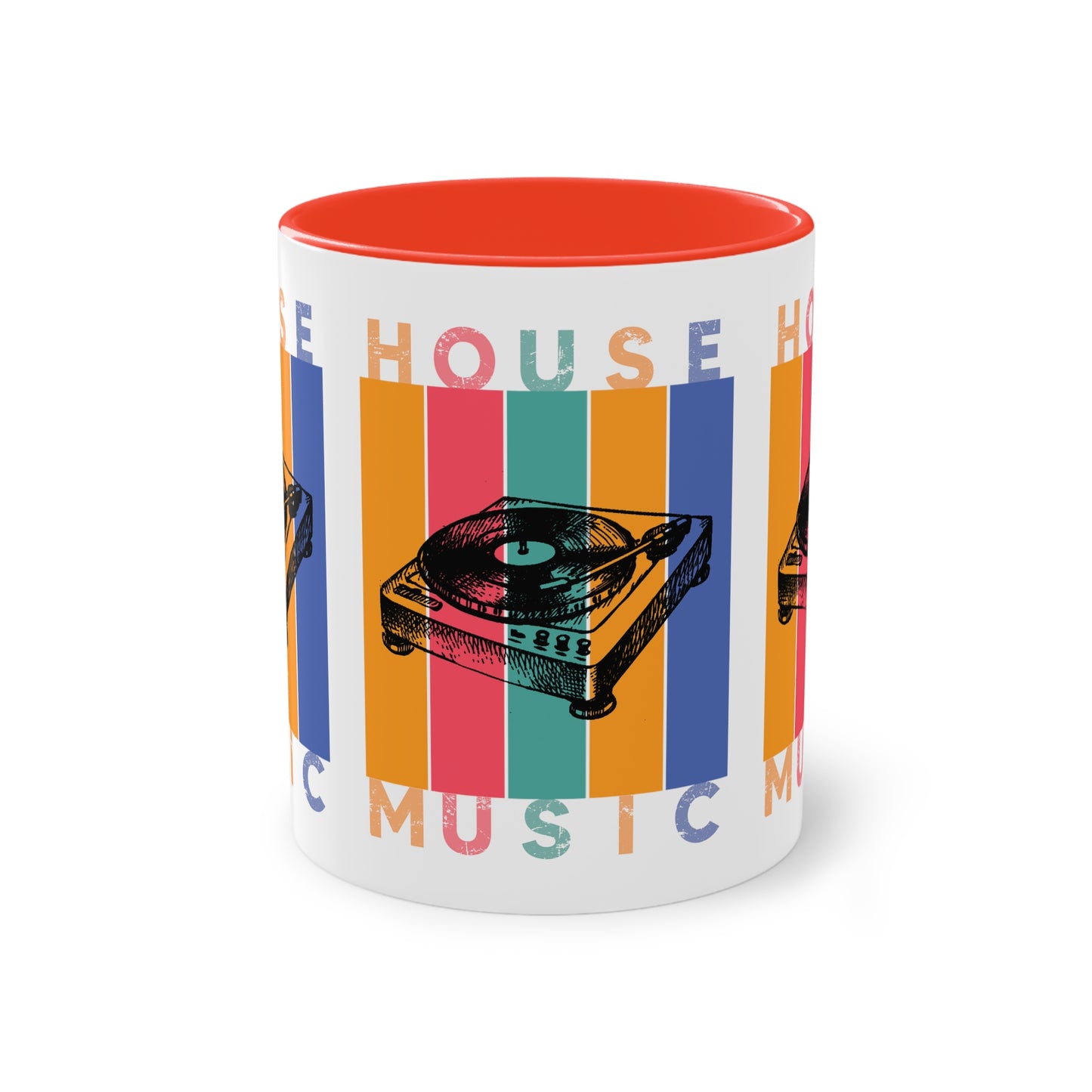 Two-Tone For The Love of House Music Coffee Mug, 11oz