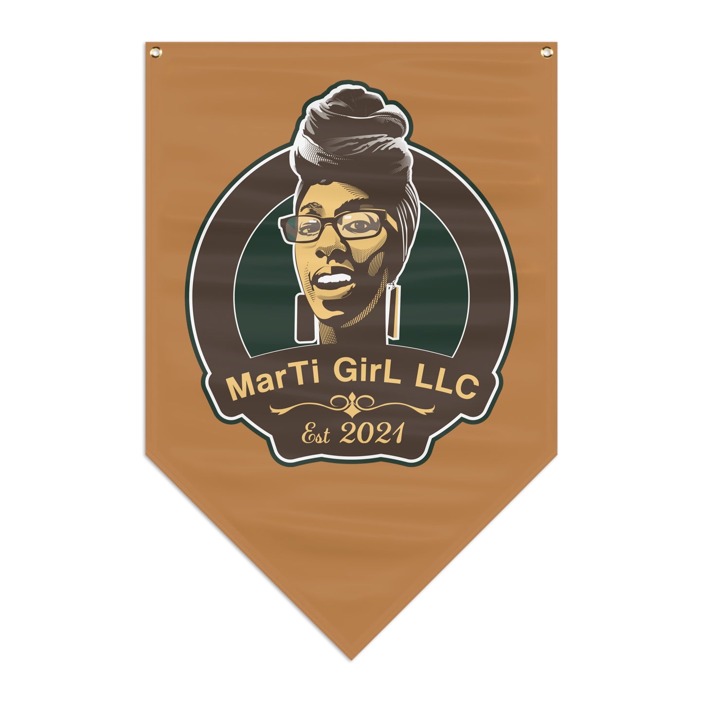 MarTi GirL Logo Pennant Banner