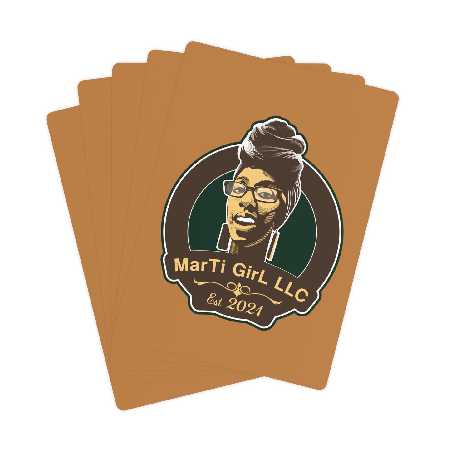 MarTi GirL Logo Poker Cards