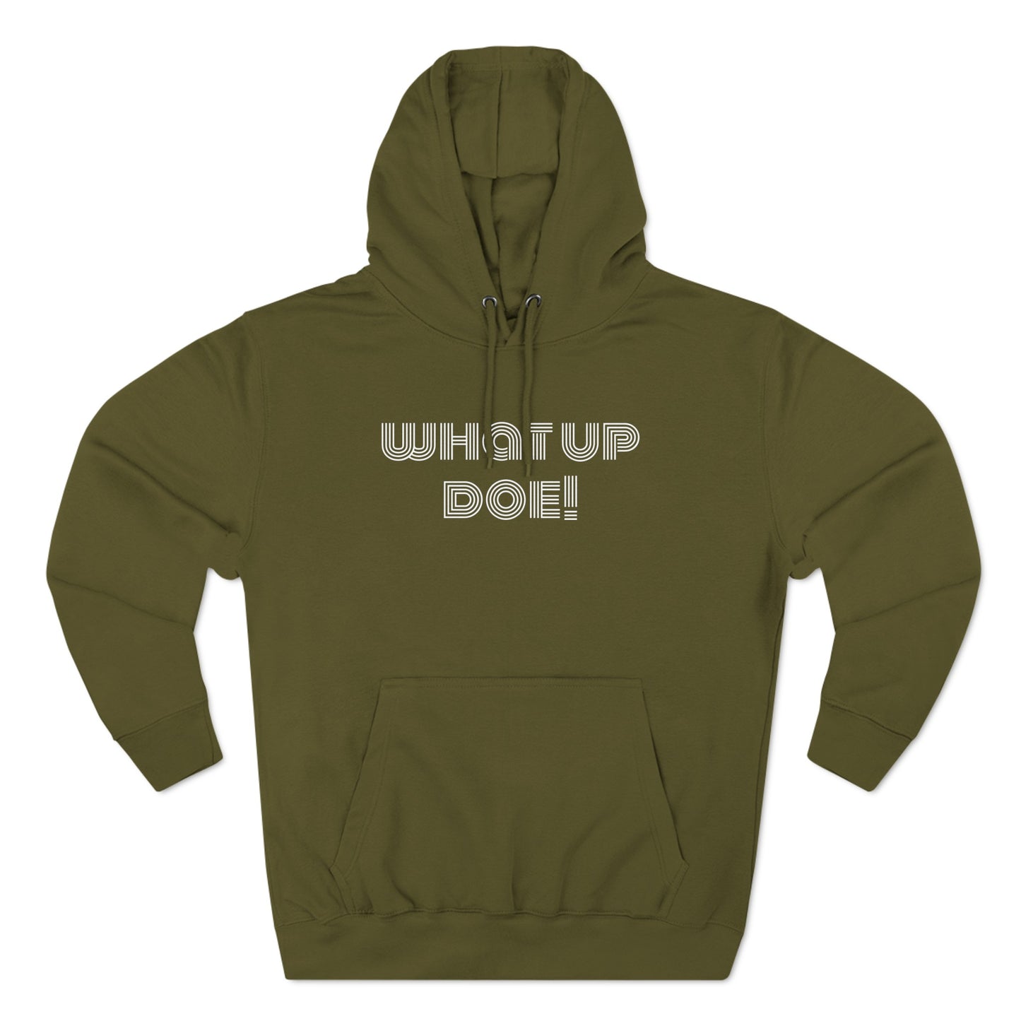 What Up Doe! 313 DET Three-Panel Fleece Hoodie