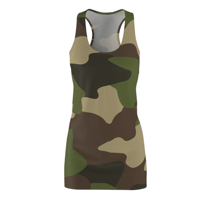 Camo Lovers Women's Cut & Sew Racerback Dress (AOP)