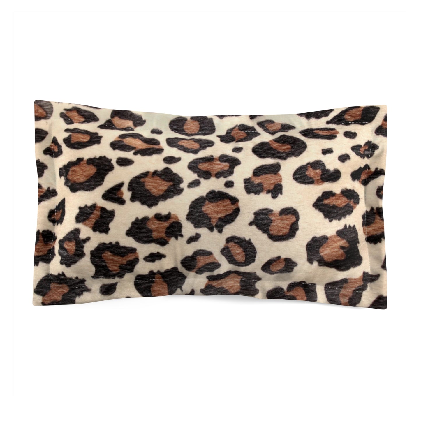 Cheetah Print Microfiber Pillow Sham