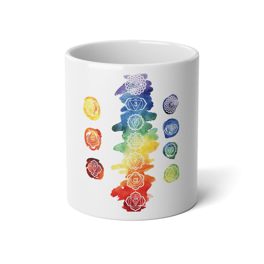 Chakras Jumbo Mug, 20oz