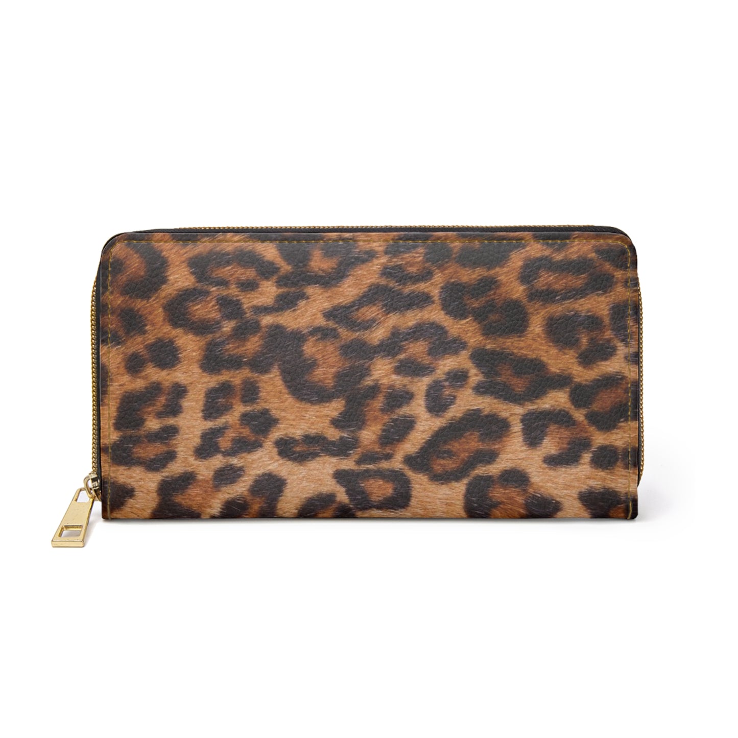 Animal Print Zipper Wallet