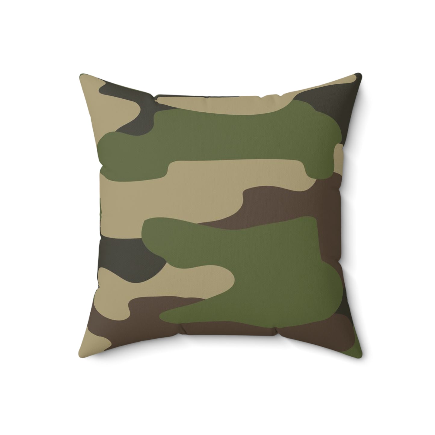 Camo Lovers Faux Suede Square Pillow