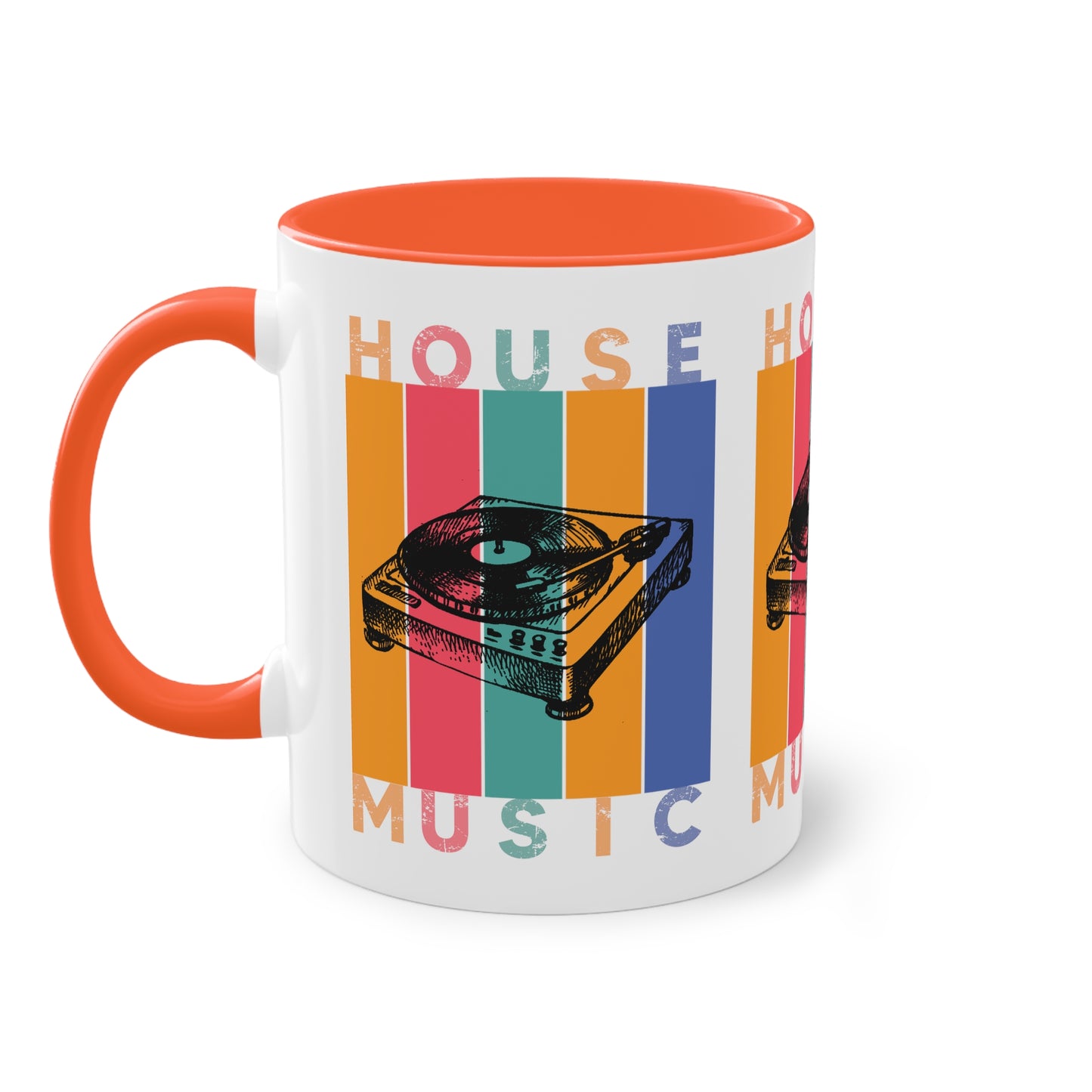 Two-Tone For The Love of House Music Coffee Mug, 11oz