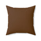 It’s The D For Me Faux Suede Square Pillow