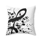 Music LOVERS Spun Polyester Square Pillow