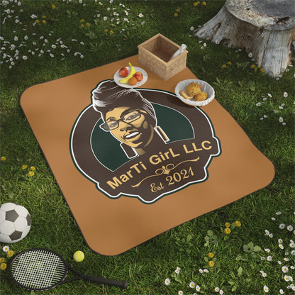 MarTi GirL Logo Picnic Blanket