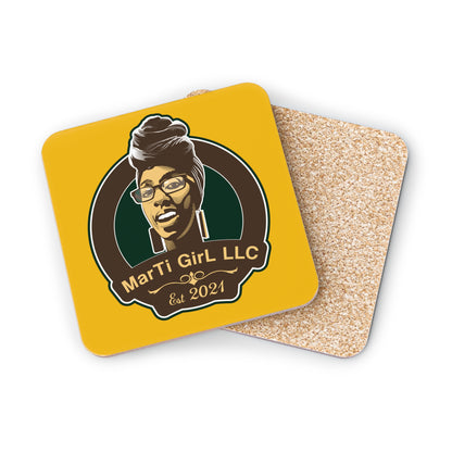 MarTi GirL Logo Coasters