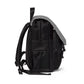 Black & White Checkers Unisex Casual Shoulder Backpack