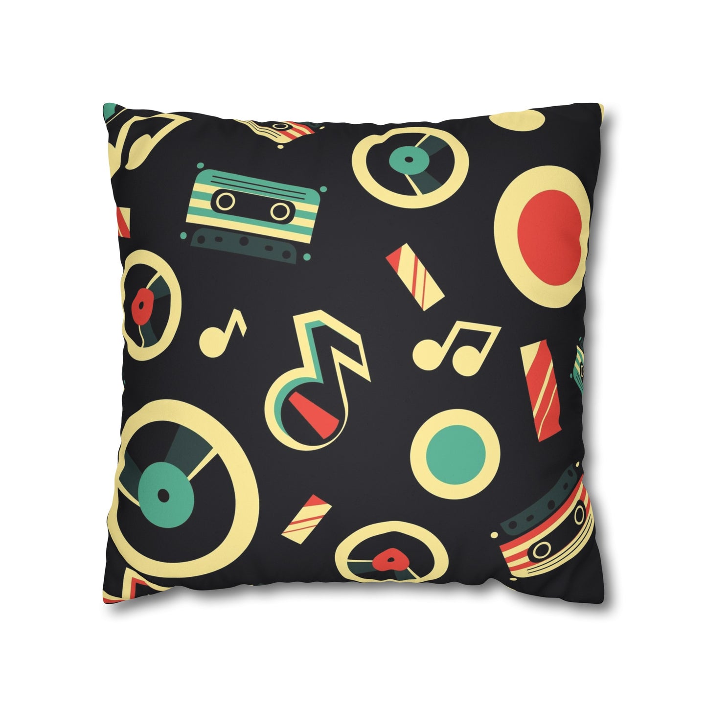 Put Your Records On Faux Suede Square Pillowcase