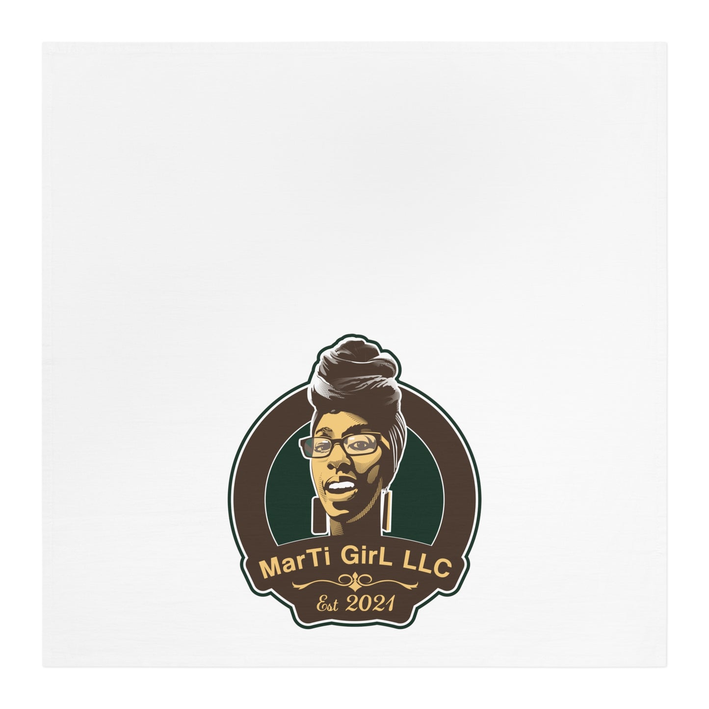 MarTi GirL Logo Tea Towel