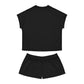 Women's Melanin Short Pajama Set - Black