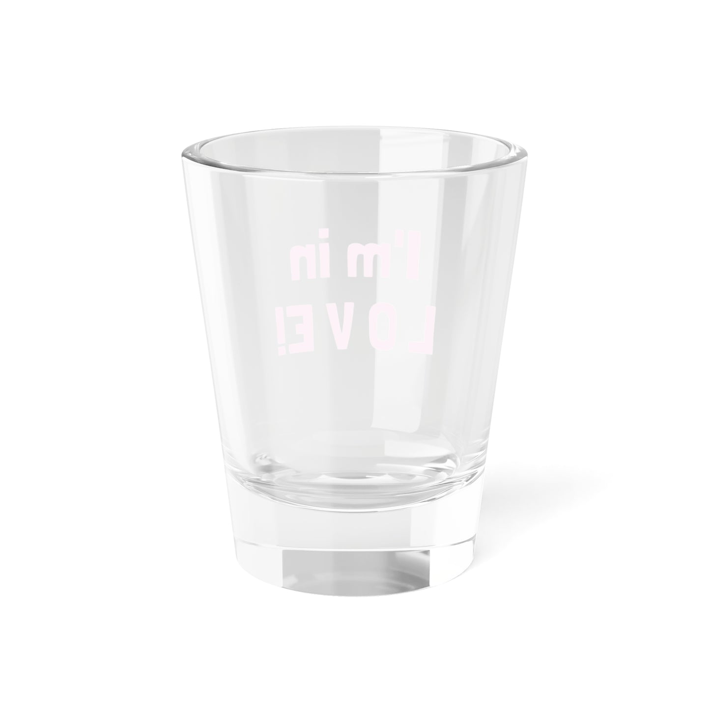 In L O V E Shot Glass, 1.5oz